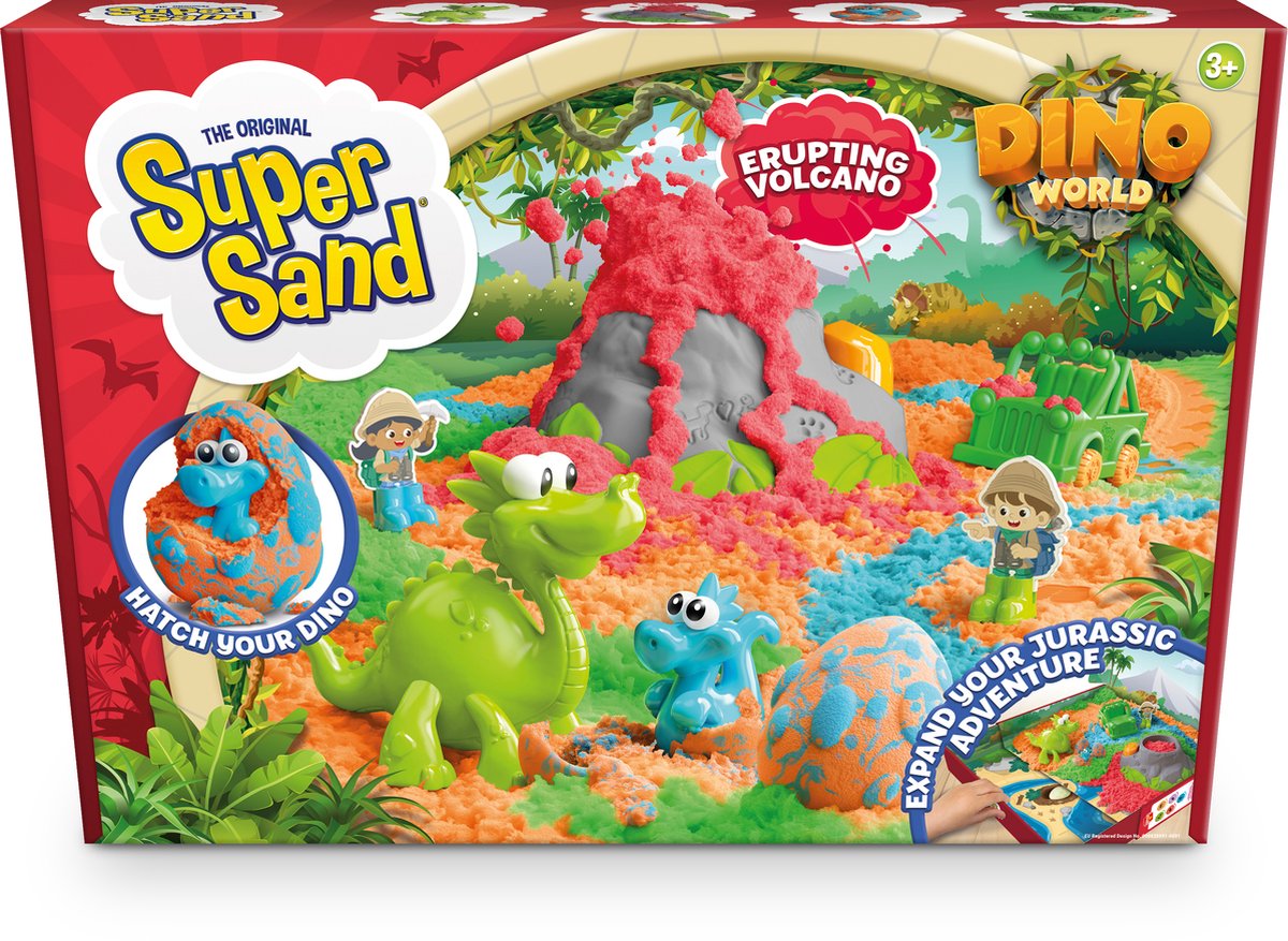 Goliath Super Sand Dinosaur World Pack - Jouer au Sable