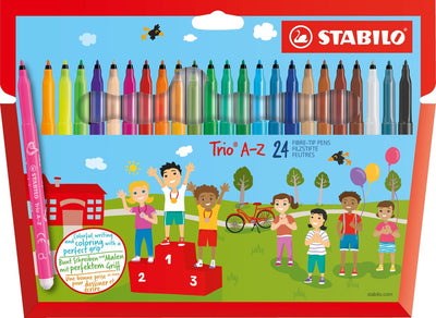 STABILO TRIO A-Z FEETSTIFT, 24SE.