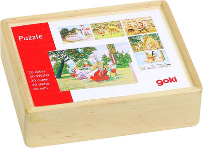Goki Wooden Block Puzzle Fairy Tales