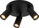 Lucide ritmo - spot de plafond (plafonnier) - ø 18 cm - 3xgu10 (mr11) - noir