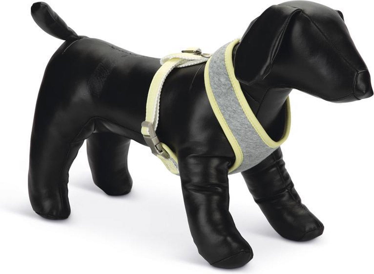 Beeztees chiot bronda - harnais pour chien - gris - l