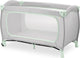 Hauck sleep n play go plus - lit de camping - avec roulettes - passage extra large - menthe poussiéreuse
