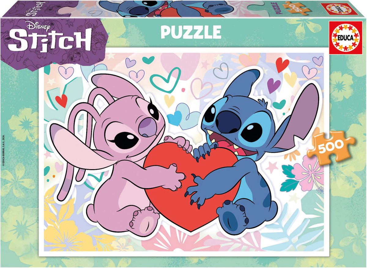 Educa - puzzle - 500 pièces - stitch disney - puzzle