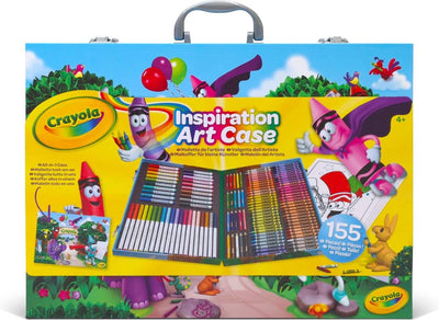 Crayola - coffret d'art d'inspiration - paquet de loisirs - coffret d'artisanat 155 pièces pour enfants