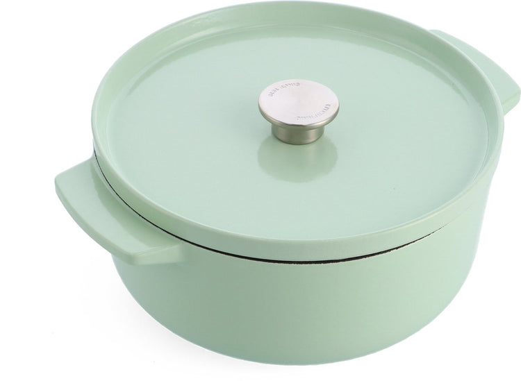Poêle émaillée Kitchenaid 26 cm - vert pistache - édition limitée