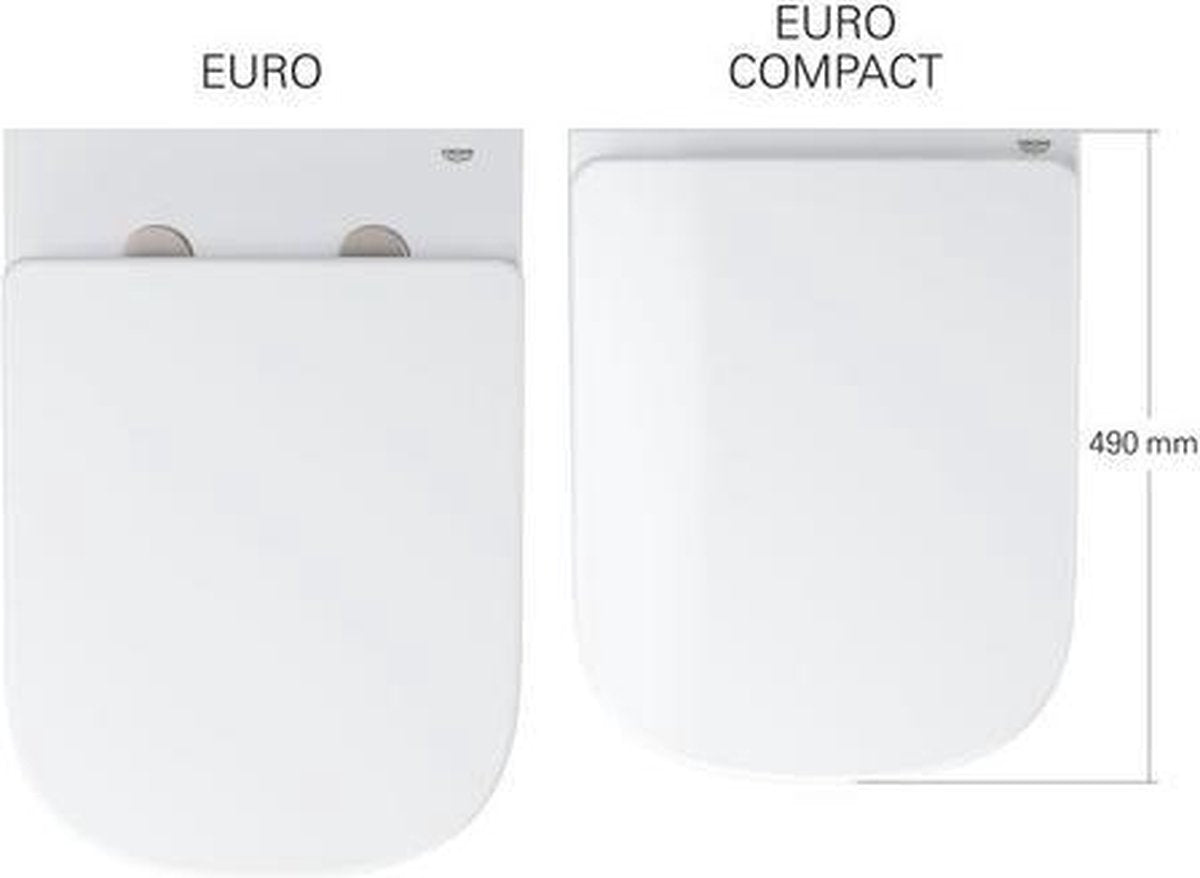 Grohe euro siège en céramique avec couvercle soft close blanc