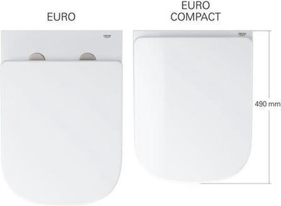 Grohe euro siège en céramique avec couvercle soft close blanc