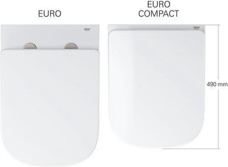 Grohe euro siège en céramique avec couvercle soft close blanc