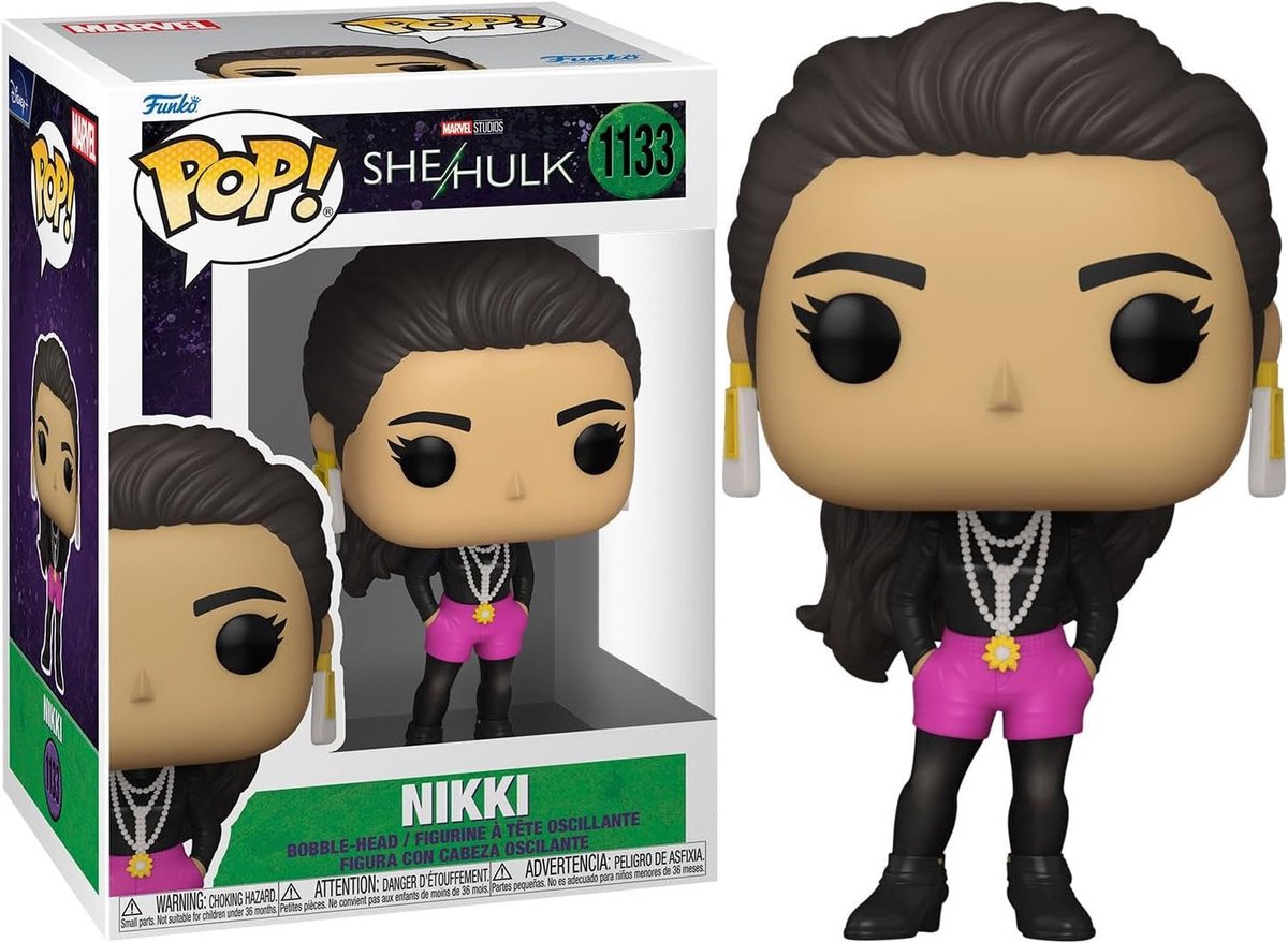 Funko Shehulk figurine à collectionner Marvel Pop ! nikki 9 cm multicolore