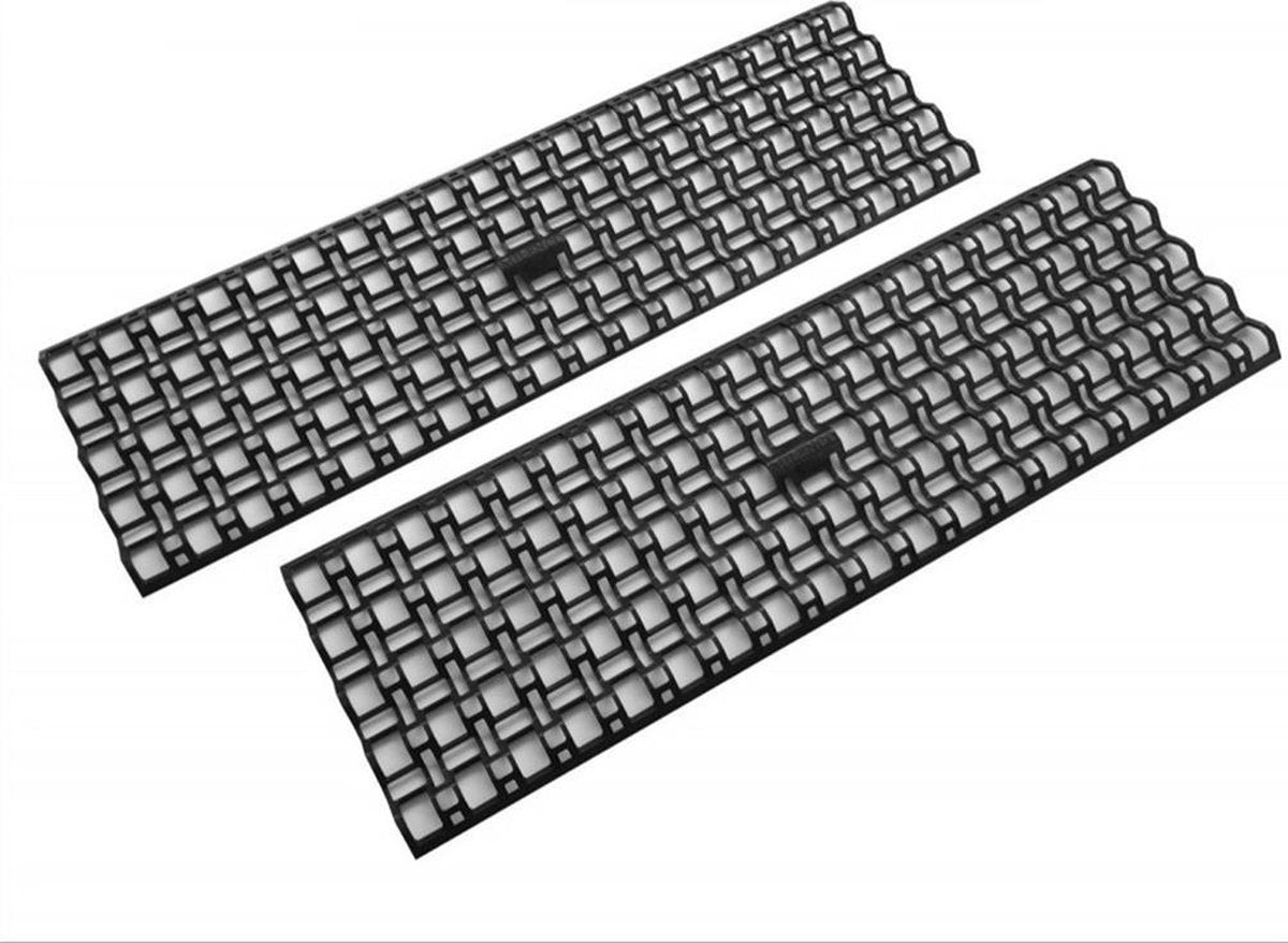 Tapis antidérapants en treillis géant Milenco - tapis antidérapants pour voiture, caravane ou camping-car - 2 pièces