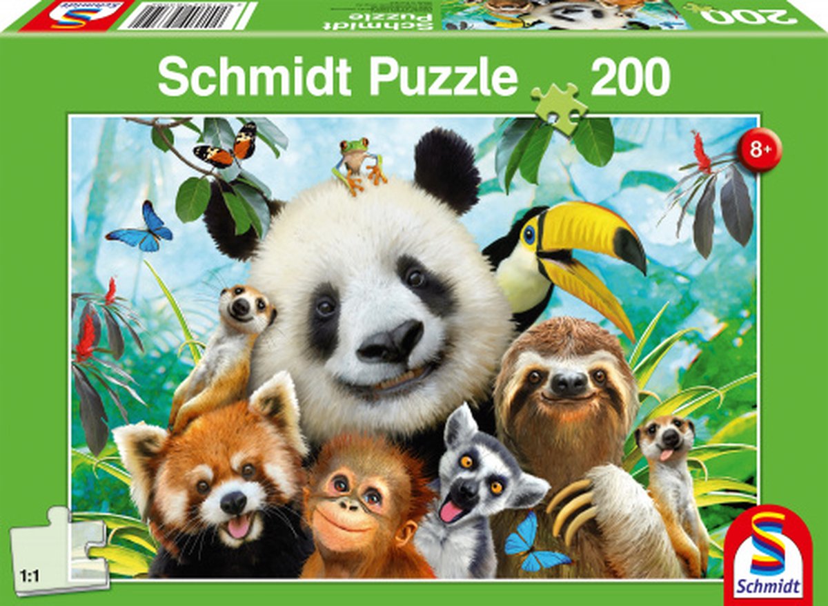 Schmidt - puzzle - tout simplement bestial ! - 200 pièces - enfants - à partir de 8 ans