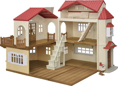 Epoch Sylvanian Families 5708 Great Poppenhuis avec salle de jeux secrète