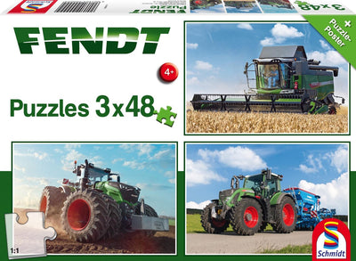 Série Schmidt fendt - puzzle traditionnel - 144 pièces - fendt 1050 vario