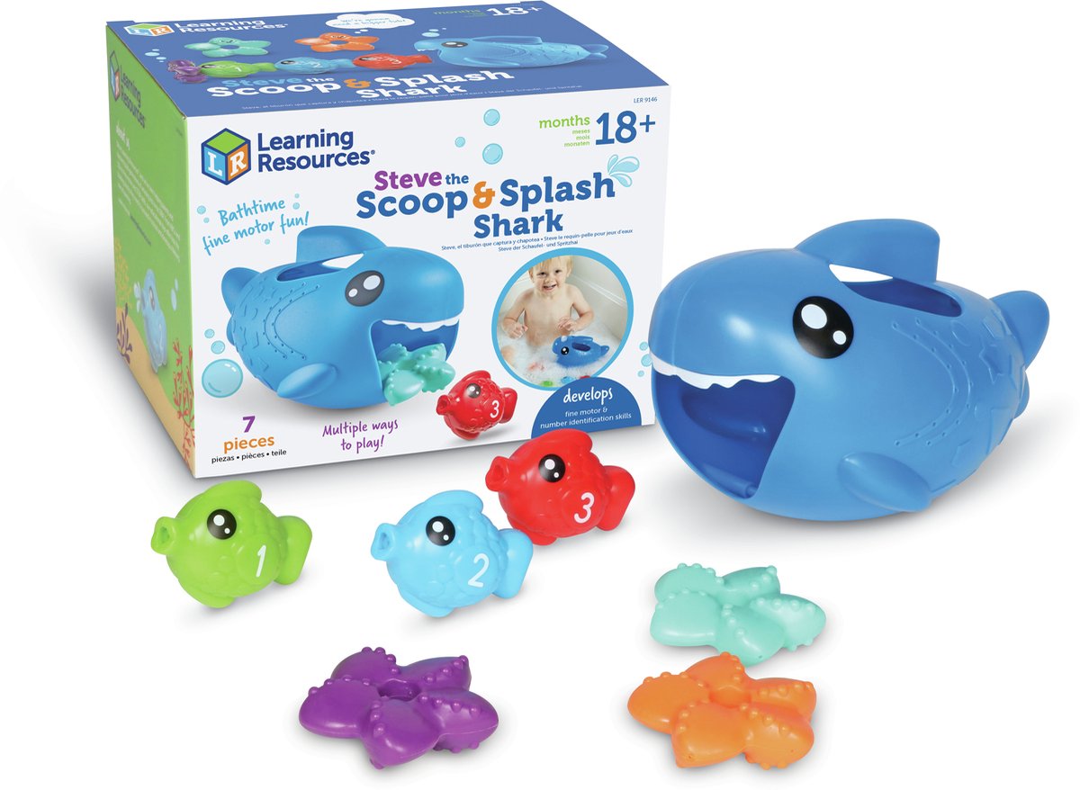 Ressources d'apprentissage Steve the Scoop Splash Shark™ - 3+