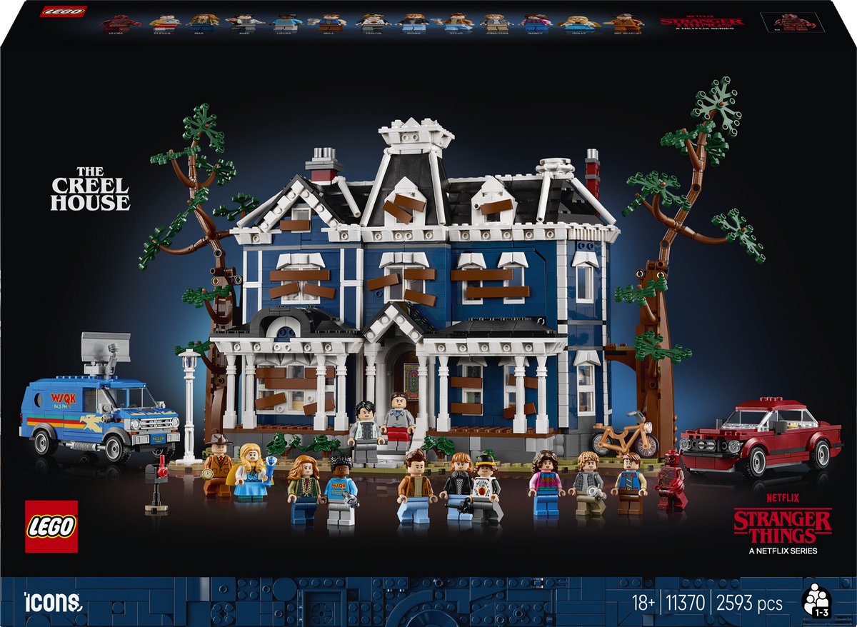 Icônes Lego Stranger Things : le kit de construction de la maison familiale Creel pour adultes - 11370