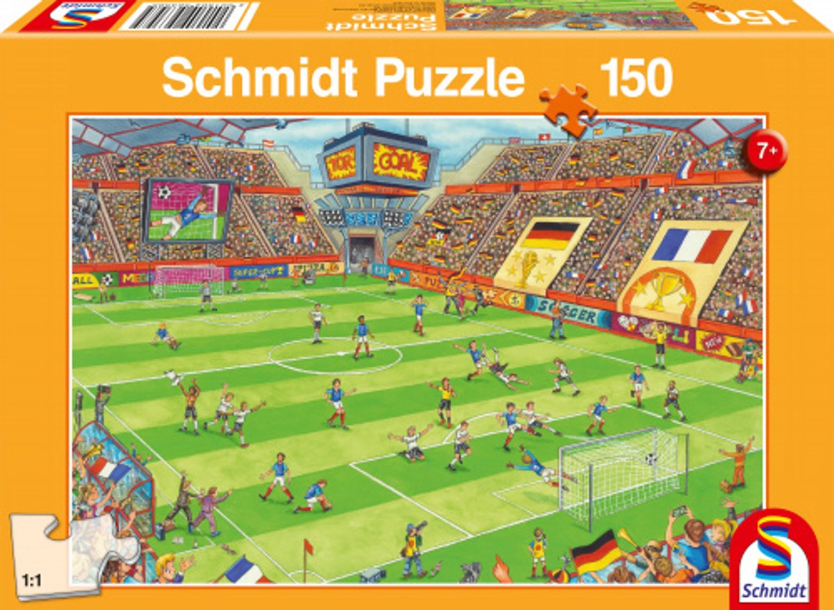 Schmidt - puzzle - finale dans le stade de football - 150 pièces - enfants - à partir de 7 ans