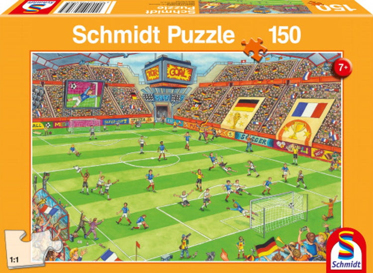 Schmidt - puzzle - finale dans le stade de football - 150 pièces - enfants - à partir de 7 ans
