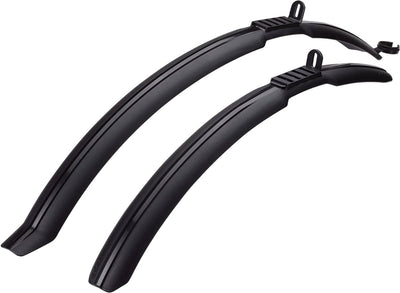 Ensemble de garde-boue de protection contre la pluie Bbb Cycling - avant arrière - pour vélos de ville et de tourisme - pour pneus de vélo jusqu'à 48 mm - bfd-25