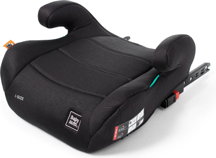 Voiture bébé nauna - rehausseur avec isofix - rehausseur - rehausseur - siège auto - rehausseur de 7 à 12 ans - 22 à 36 kg - noir