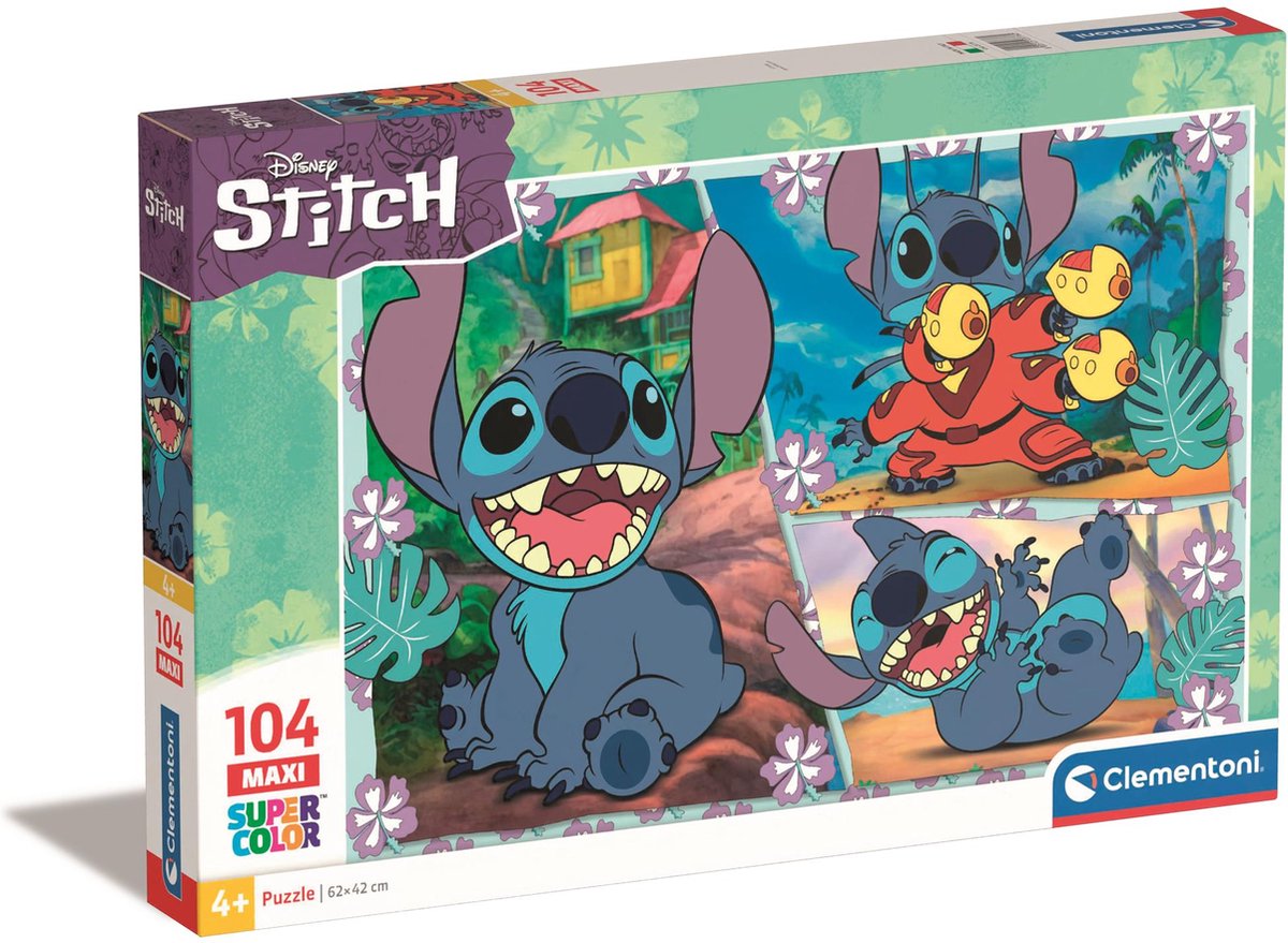 Clementoni Jigsaw Puzzle Super Color Maxi Stitch, 104st.