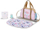 Fleur du sac à changement de bébé né