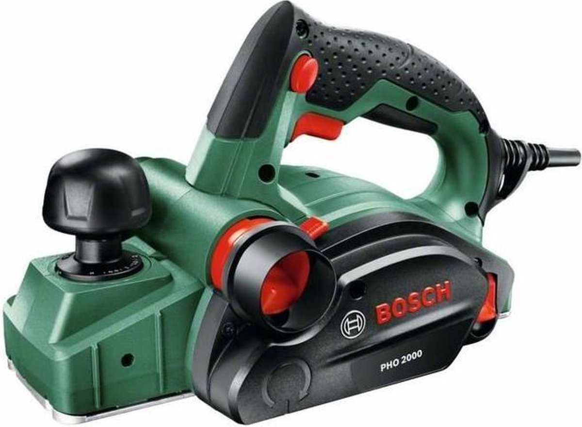 Raboteuse Bosch pho 2000 - filaire - 680 watts - profondeur de coupe jusqu'à 2,0 mm