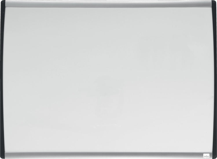 Tableau blanc Nobo avec cadre incurvé 58,5 x 43 cm - avec accessoires pour tableau blanc - blanc