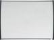 Tableau blanc Nobo avec cadre incurvé 58,5 x 43 cm - avec accessoires pour tableau blanc - blanc