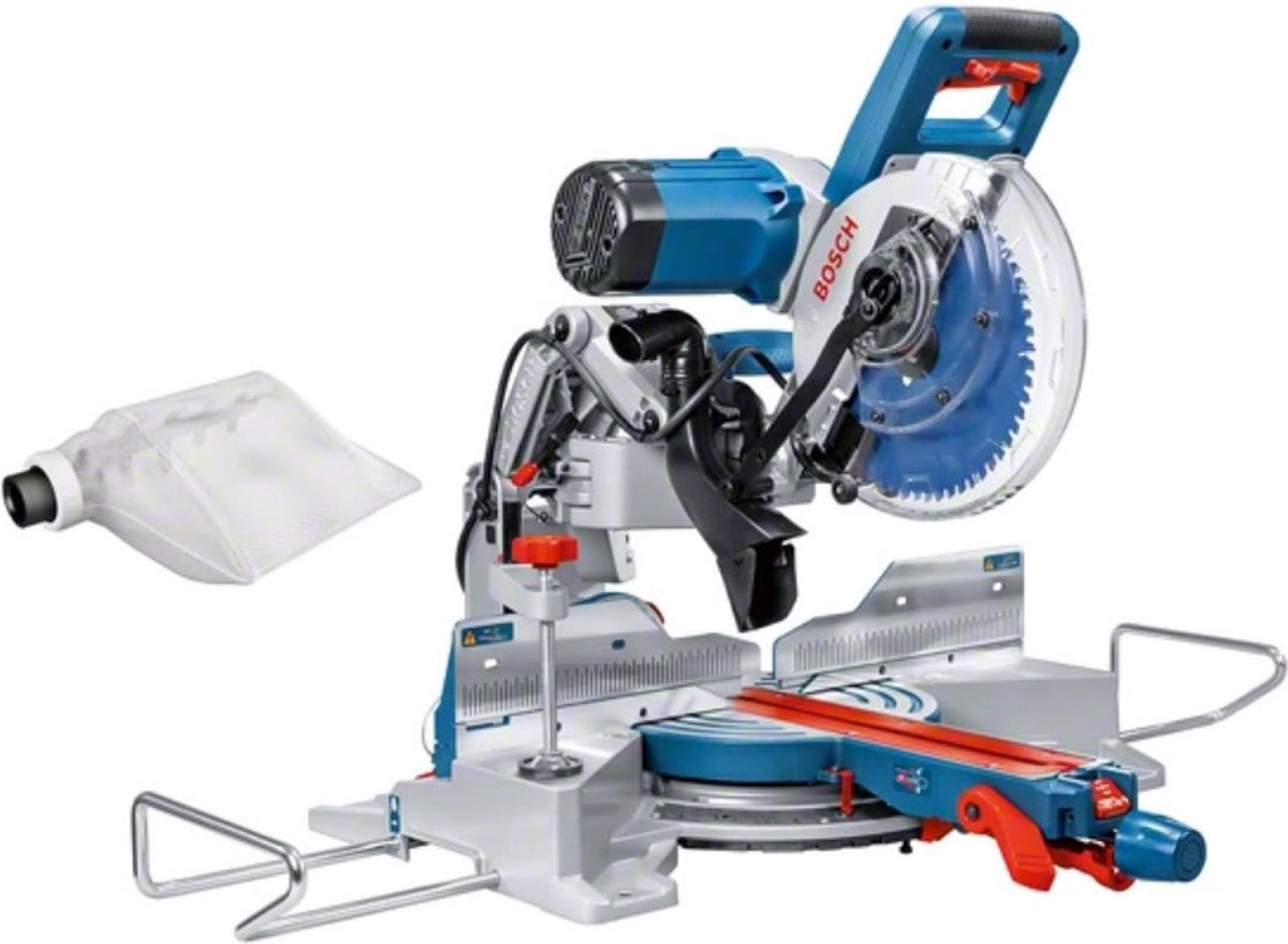 Scie à onglet professionnelle Bosch gcm 10 gdj 254mm 2000w - 0601b27000
