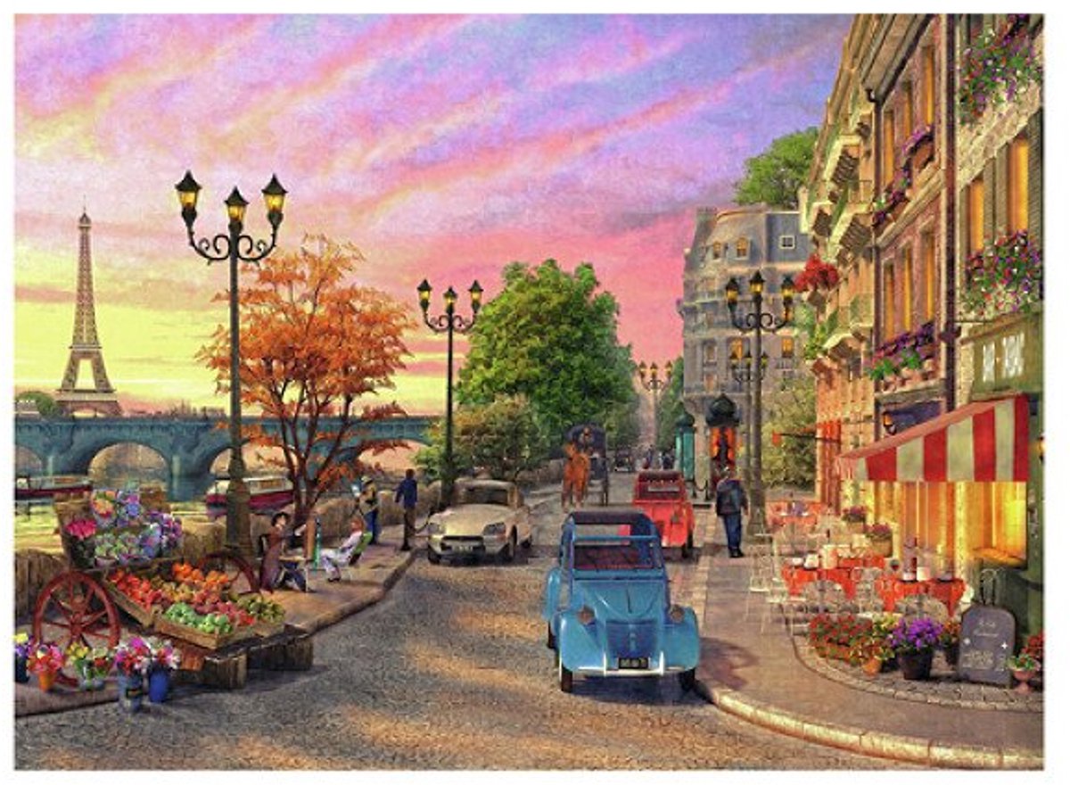 Ravensburger Jigsaw Puzzle Evening Atmosphère à Paris, 500e.
