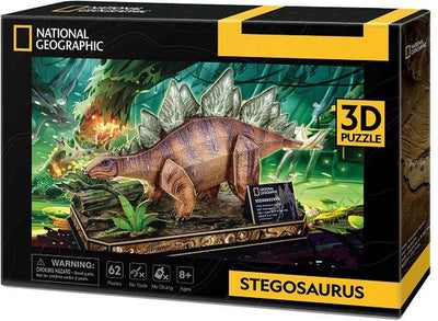 Puzzle 3D Cubic National Geographic Stegosaurus