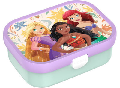 Mepal lunch box campus - 750 ml - boîte à lunch avec compartiments pour enfants - convient pour 4 sandwichs - puissance princesse