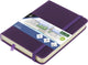 Carnet de croquis Kangaro - a6 - coeur violet - avec élastique et ruban - k-861272