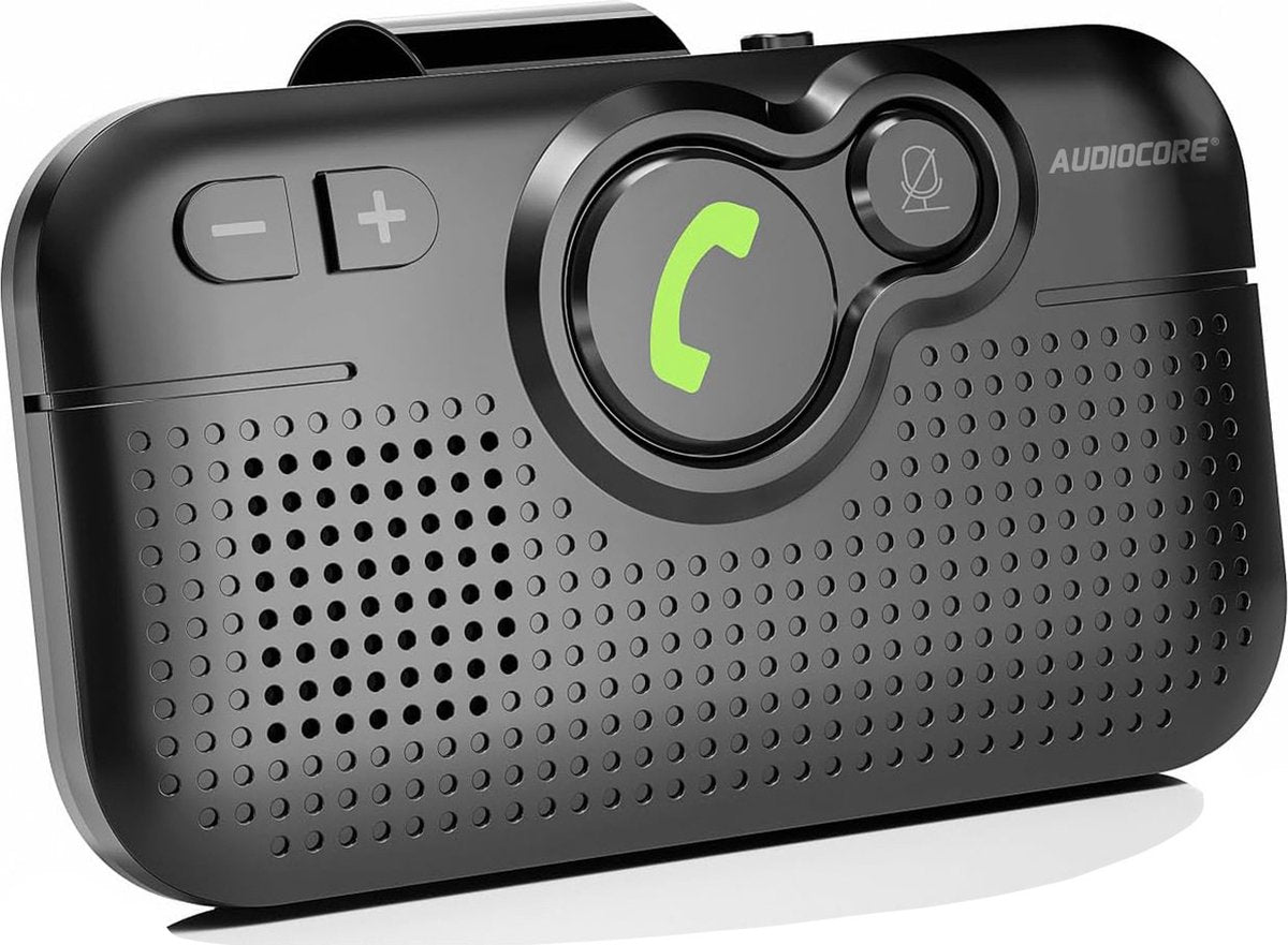Audiocore ac475 - kit mains libres - système de haut-parleurs - bluetooth 5.0 - kit voiture bluetooth - sans fil - appel mains libres - universel