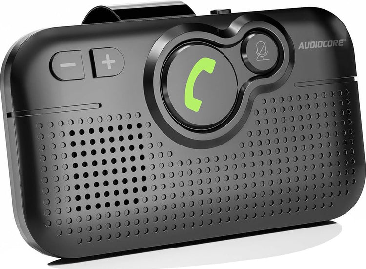 Audiocore ac475 - kit mains libres - système de haut-parleurs - bluetooth 5.0 - kit voiture bluetooth - sans fil - appel mains libres - universel