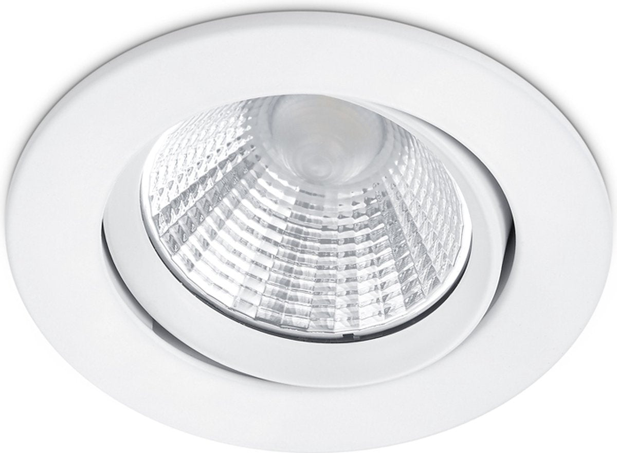 Trio pamir - éclairage encastré - blanc mat - LED SMD - éclairage intérieur - orientable