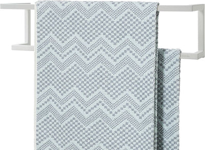 Sealskin carré - porte-serviettes - 48 cm - 2 serviettes - blanc