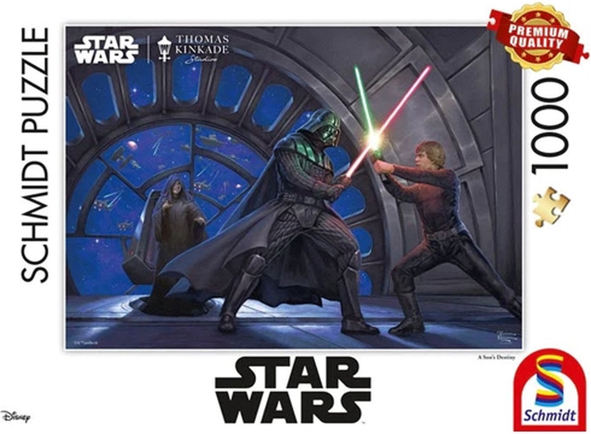 Star Wars The Mandalorian - Thomas Kinkade Studios - Puzzle Le Destin d'un Fils Multicolore
