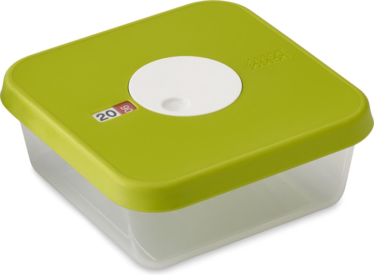 Joseph joseph cadran boîte de conservation alimentaire - indication de la date - 1,2l - vert