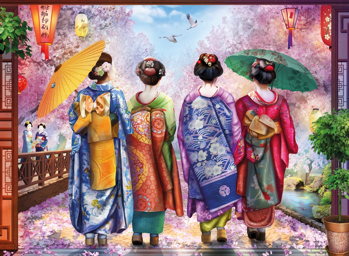 Ravensburger puzzle Promenade en fleurs - 500 pcs.