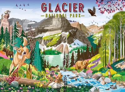 Ravensburger puzzle Parc national des glaciers - 500 pcs.