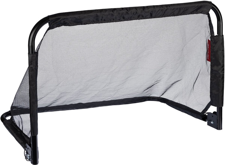 Avento buts de football pliants en acier - 2 pièces - 90x60x60 cm - noir