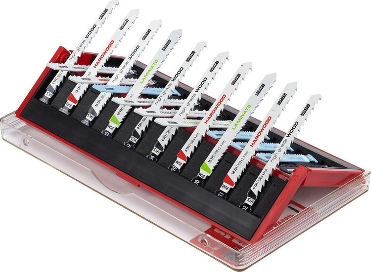 Kreator krt041100 jeu de lames de scie sauteuse avec arbre en T - 20 pièces