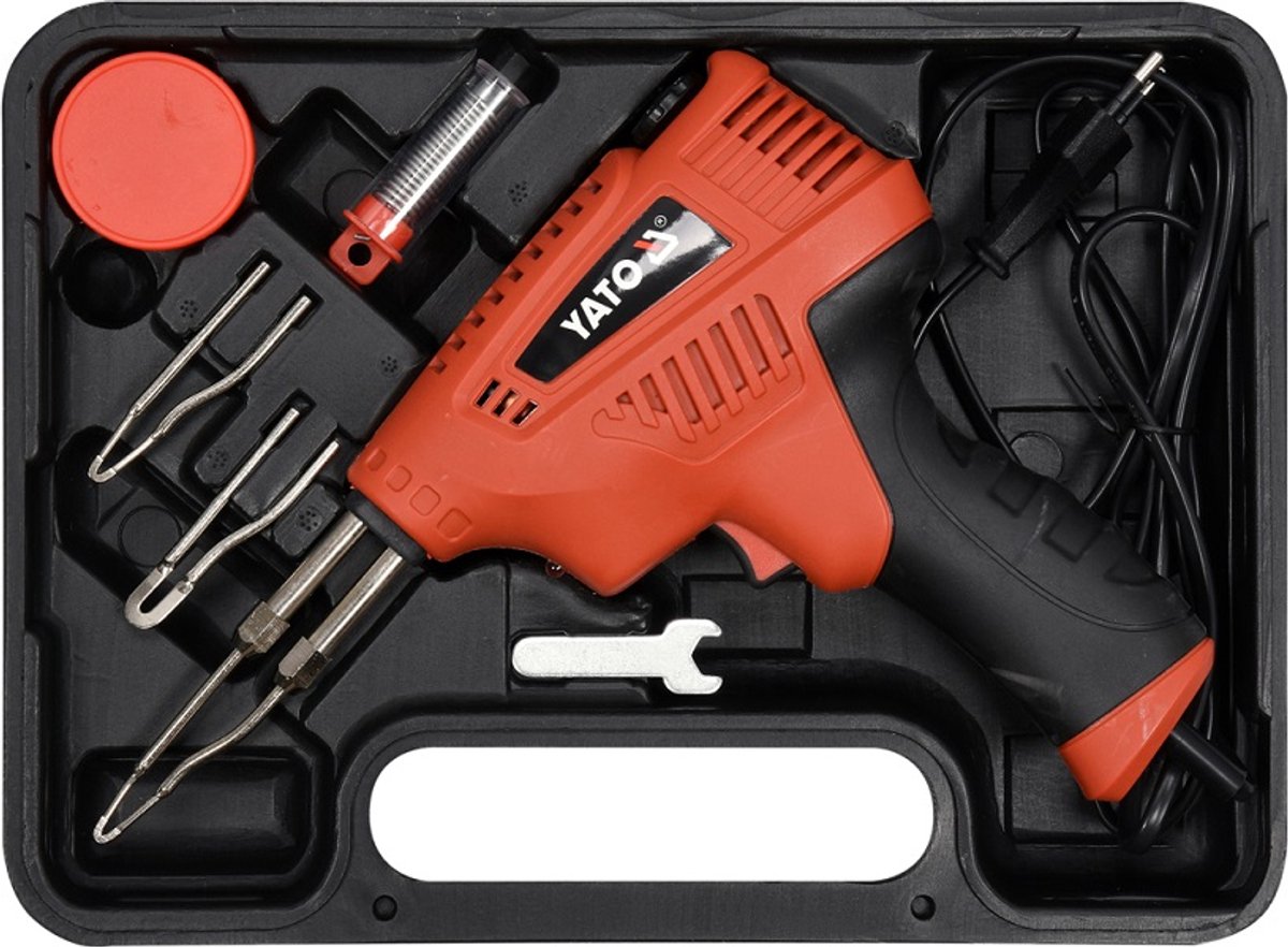 Série Yato yt-82451 - outil à souder pour transformateur - 200w - éclairage LED - poignée ergonomique