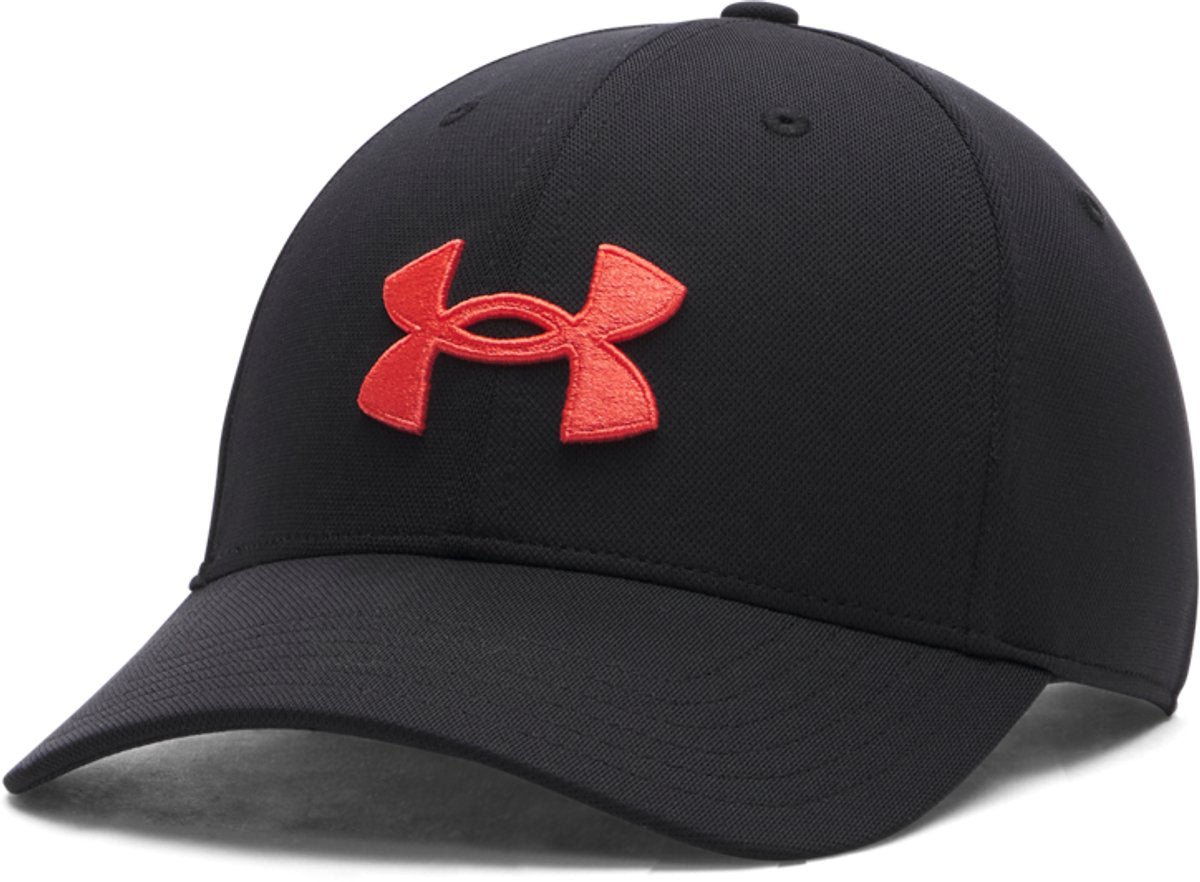 Under armour casquette homme m blitzing low adj-blk - noir - rouge venin