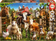 Educa - puzzle - 500 pièces - les malins de la ferme - puzzle