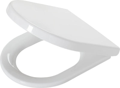 Tiger Stax - abattant de toilettes - abattant de toilettes avec couvercle - fermeture en douceur - fonction easy clean - thermoplastique - blanc