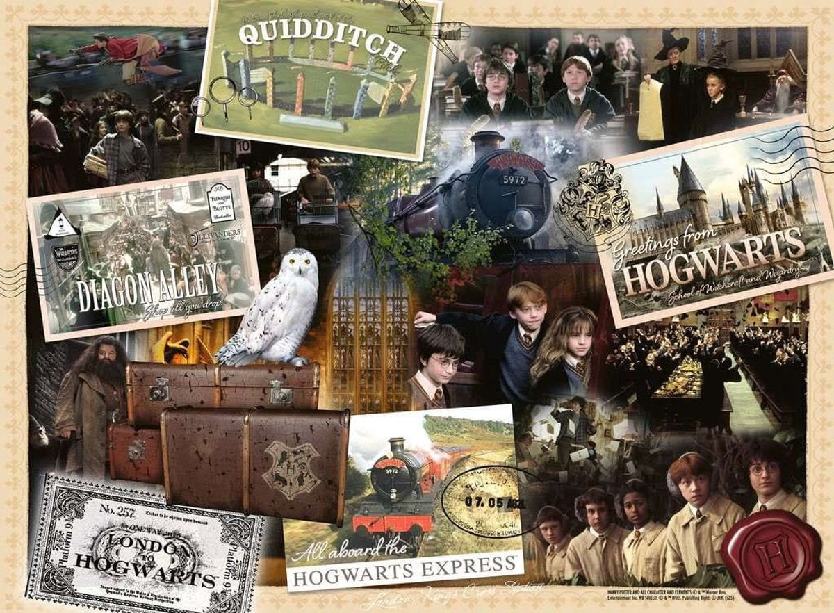 Ravensburger Harry Potter Puzzle XXL Retour à Poudlard 300 pièces.