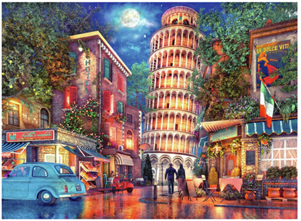 Ravensburger Jigsaw Puzzle Evening à Pise, 500e.