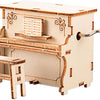Kit de construction en bois piano à remonter